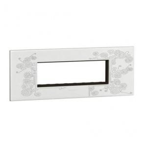 Legrand Arteor Tattoo Finish Cover Plate With Frame, 8 M, 5764 08